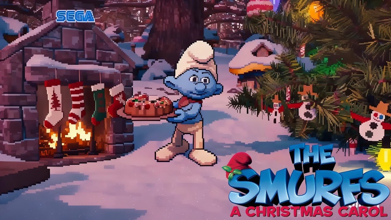 Los Pitufos Una Navidad Con Los Pitufos Feliz Navidad Gruñon Héroes 