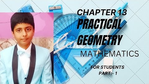 MATHEMATICS CHAPTER:- 13 PRACTICAL GEOMETRY CLASS:- 6th PART:- 01 EXERCISE 13.1