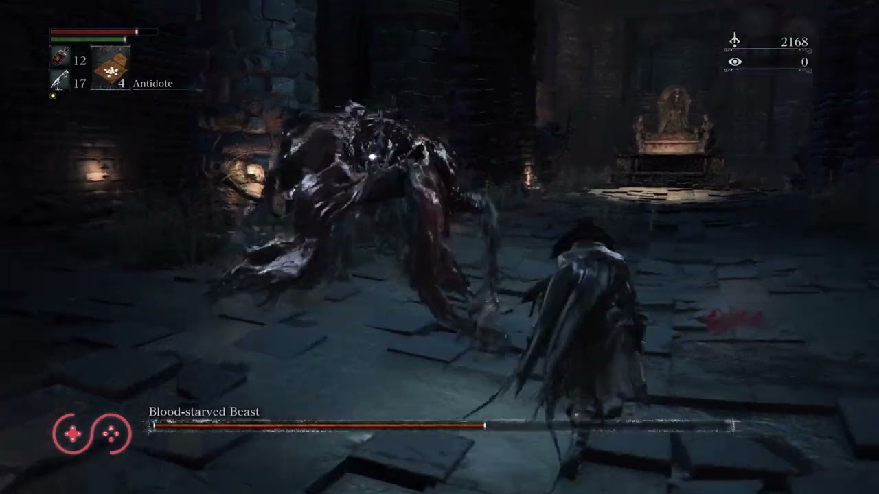 Blackamura Defeats the Blood-starved Beast! (No Commentary) | Bloodborne | Boss Battles