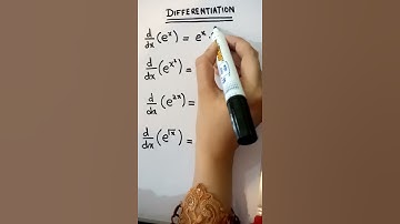 Derivatives of Exponential Function/Calculus/Maths #shorts #youtubeshort #mathematics #viralshorts
