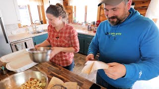 Wood Cookstove Baking | Antique Cookbooks | Bread Pudding, Apple Cake