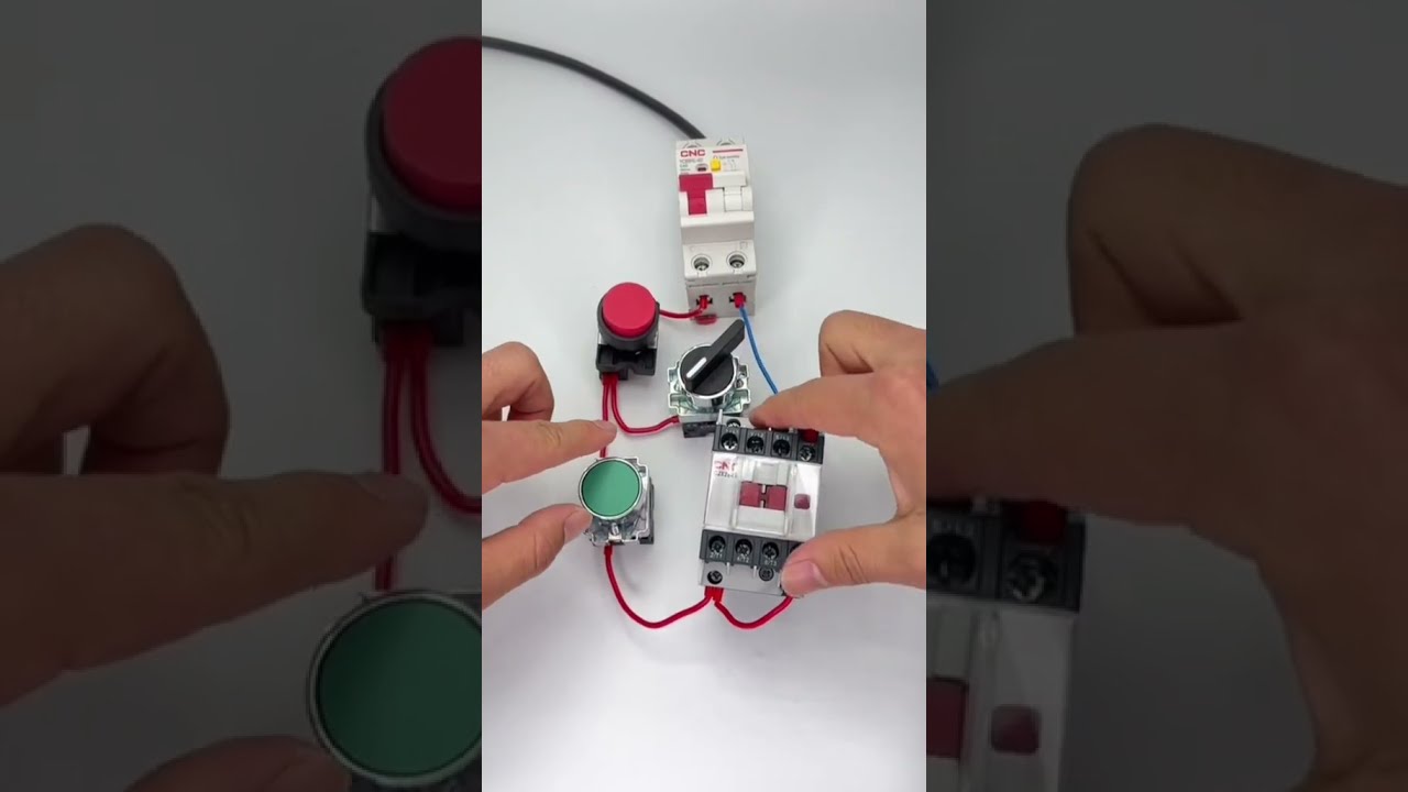 Switch Pulse And Self Locking Circuit By Selector Youtube Shorts Short