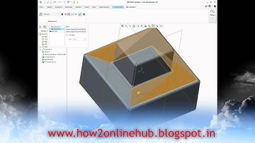 sheet metal in creo pro e tutorial 2