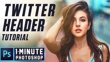How To Design Twitter Header 2021 | Photoshop Tutorial | PE59
