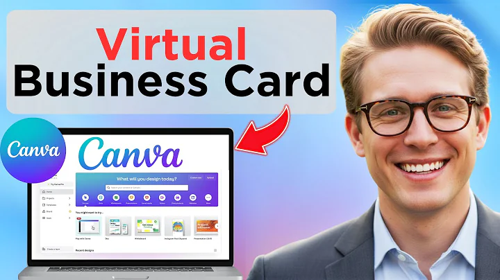 How To Create A VIRTUAL BUSINESS CARD For FREE Canva Tutorial (Full Guide 2025)