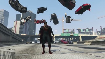 Superman Powers in GTA 5 | Superman Power Unlocked #gta5 #fyp