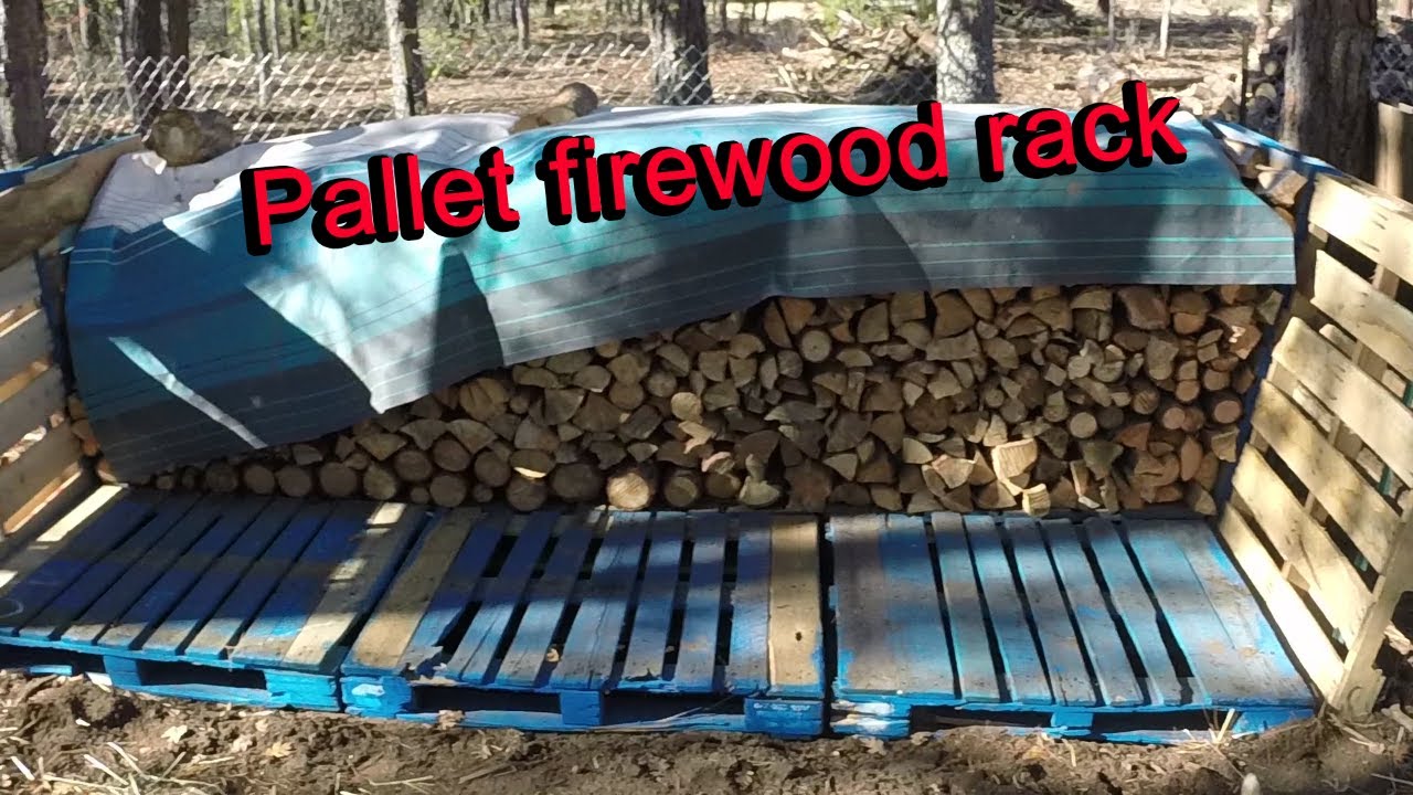 Storing firewood on pallets new arrivals