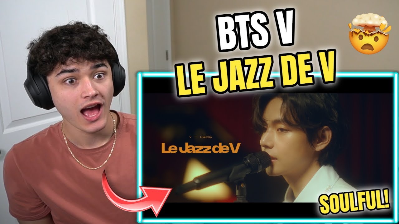BTS V - 'Le Jazz de V' Live Clip REACTION!