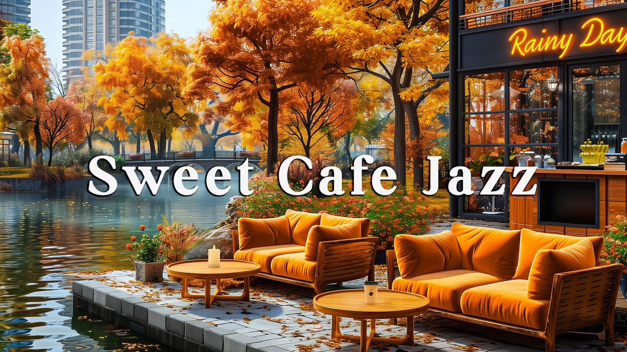 Piano Jazz Music for Autumn Day 🍂 Cozy Autumn Coffee Shop Ambience ...