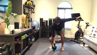 KB 1A Bend Over Row (even feet)