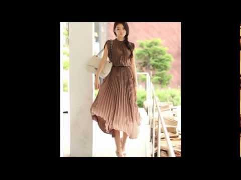 Korean/ Japanese Fashion - Summer Dresses - YouTube