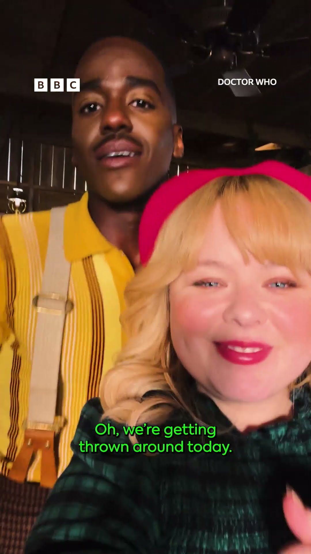 A day in the life of Nicola Coughlan on the set of Doctor Who