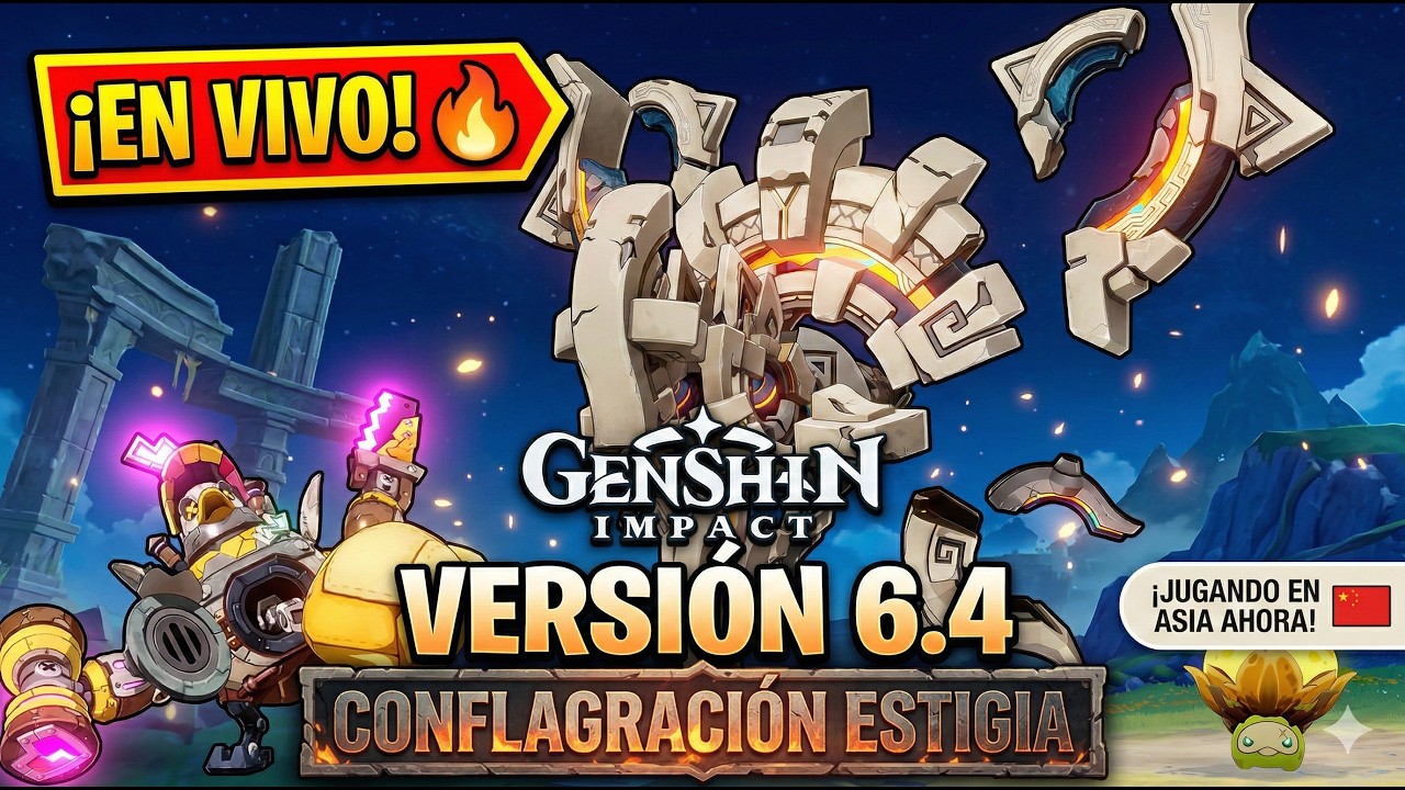 🔴Estigia X 2 Miembros 🔥 Genshin Impact 6.4 (Asia)