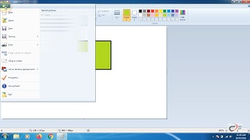 How To Save and Open a File in MS Paint.