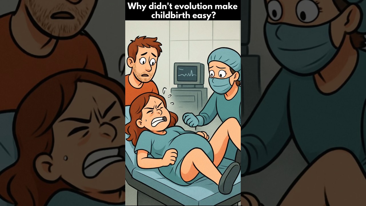 Why didn't evolution make childbirth easy?