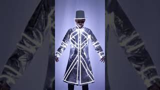 Mens LED Robot Light Up Costume