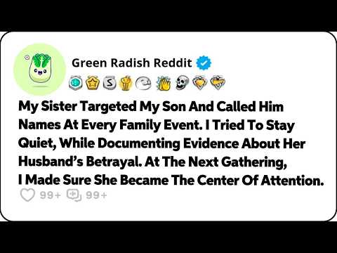 My Sister Targeted My Son And Called Him Names At Every Family Event… Reddit Family Stories