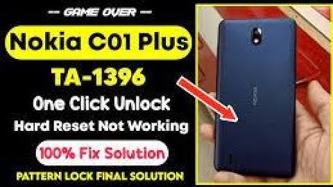NOKIA C01+  PLUS (TA-1396) UNLOCK VIA UNLOCK TOOL | NOKIA FRP UNLOCK @9903663300