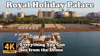 : Royal Holiday Palace from Drone Lara Antalya Turkey in 4K