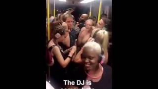 VIDEO: The Miami Soul Train silent disco experience on Snapchat.