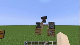 Minecraft: HOW TO MAKE SIMPLE ANVIL REPLACER