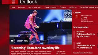 BBC World Service Outlook - Tom&#39;s Elton Tribute Interview