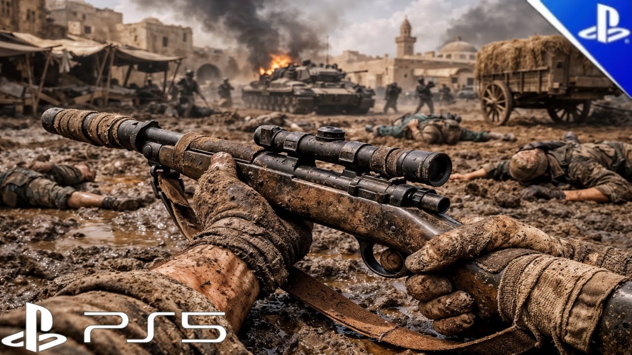 One Soldier Left Standing in the Ruins of War — World War II - Immersive Graphics [PS5 4K]