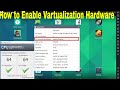 How to Enable Hardware Virtualization || Intel or AMD Processor for Android emulator