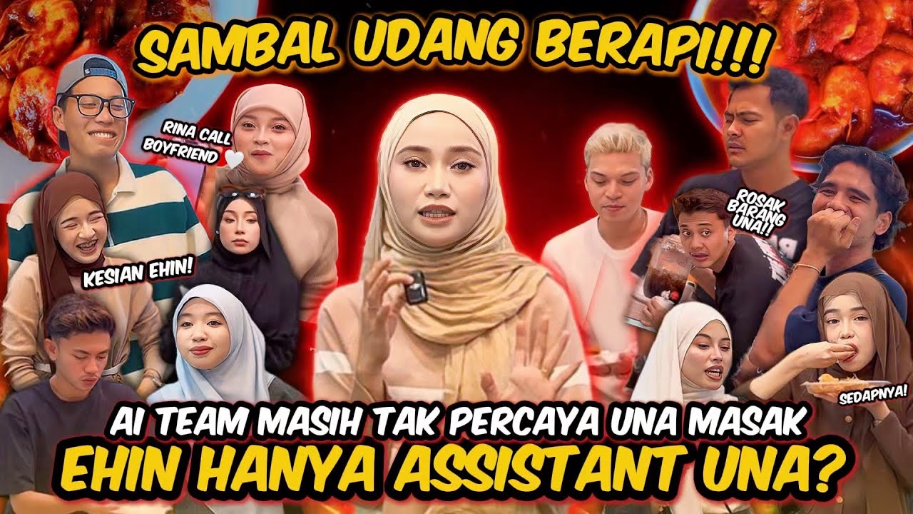 ALIEF IRFAN TRASHTALK PEDAS MASAKAN UNA KURENG ??! |  RINA DITUDUH ADA BOYFRIEND ?!!