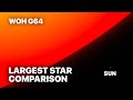 Sun vs new biggest star in the universe  2024
