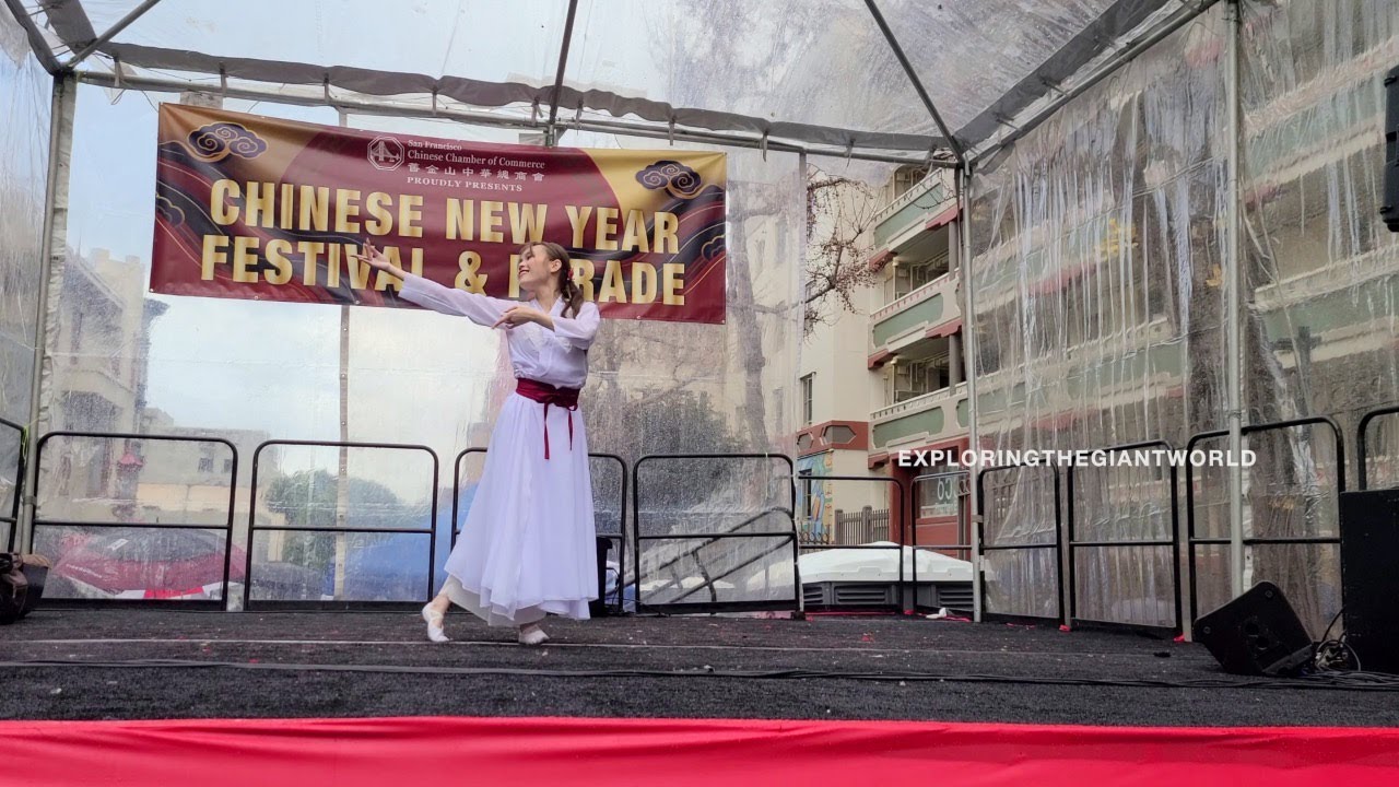 Chinese Dance Solo Routine at 2024 Chinese New Year San Francisco