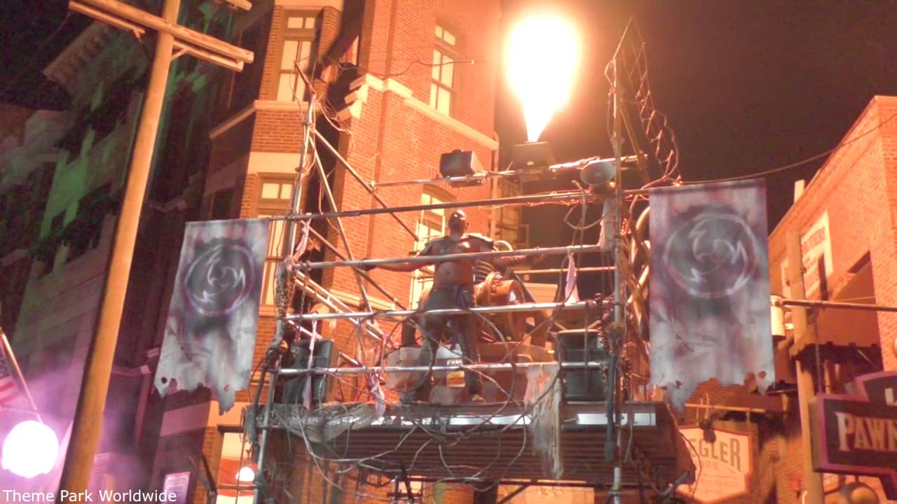 Universal Orlando Halloween Horror Nights 2016 Scare Zones Walkthrough