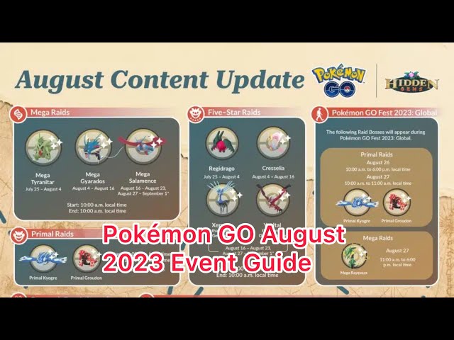 Pokémon GO September 2023 Event Guide