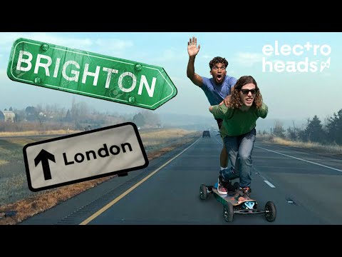 We Tried to Get From London to Brighton on an Electric Skateboard & E-Bike - 60 Miles!