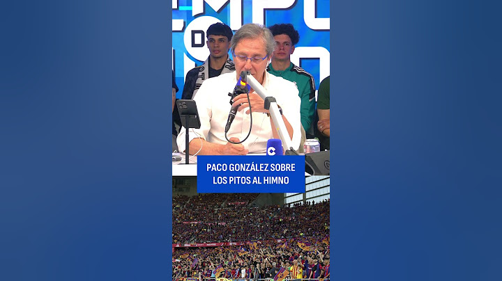 Paco González sobre los pitos al himno de España: "Me acuerdo del padre de cada uno..."