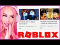 Reacting To EVERY ROBLOX MOVIE I've Ever Been In