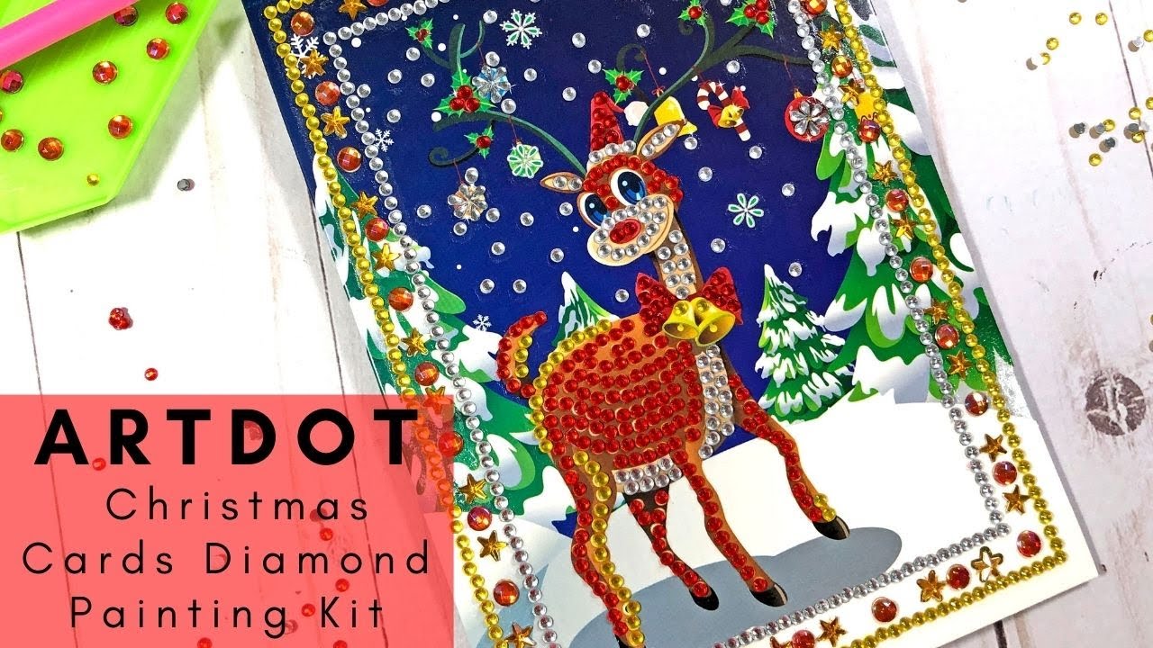 ArtDot Christmas Cards - Diamond Painting Kit 