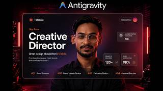 $7,00 Portfolio Website With Free AI Tools In 10 Minutes || No Coding || Vibe Code Portfolio Website screenshot 3