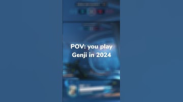 POV: You play Genji in 2024 #overwatch2 #ow2 #gaming