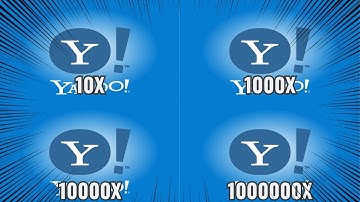 Yahoo Intro Logo Getting 1000000X Faster