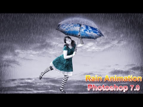 Photoshop tutorial: Rain animation in Photoshop || फॉटोशॉप में एनिमेशन कैसे बनाए