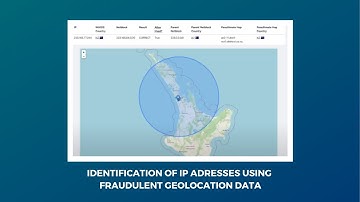 Identification of IP addresses using fraudulent geolocation data - Student project
