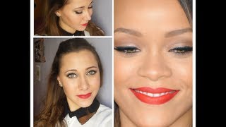 CELEBRITY Makeup: Rihanna Grammy's 2013