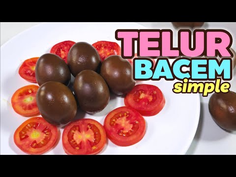 Cara Membuat Telur Bacem Hitam