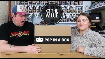 Triple Value AGAIN !! Pop In A Box Funko Pop Subscription Box - UK , PIAB 2020