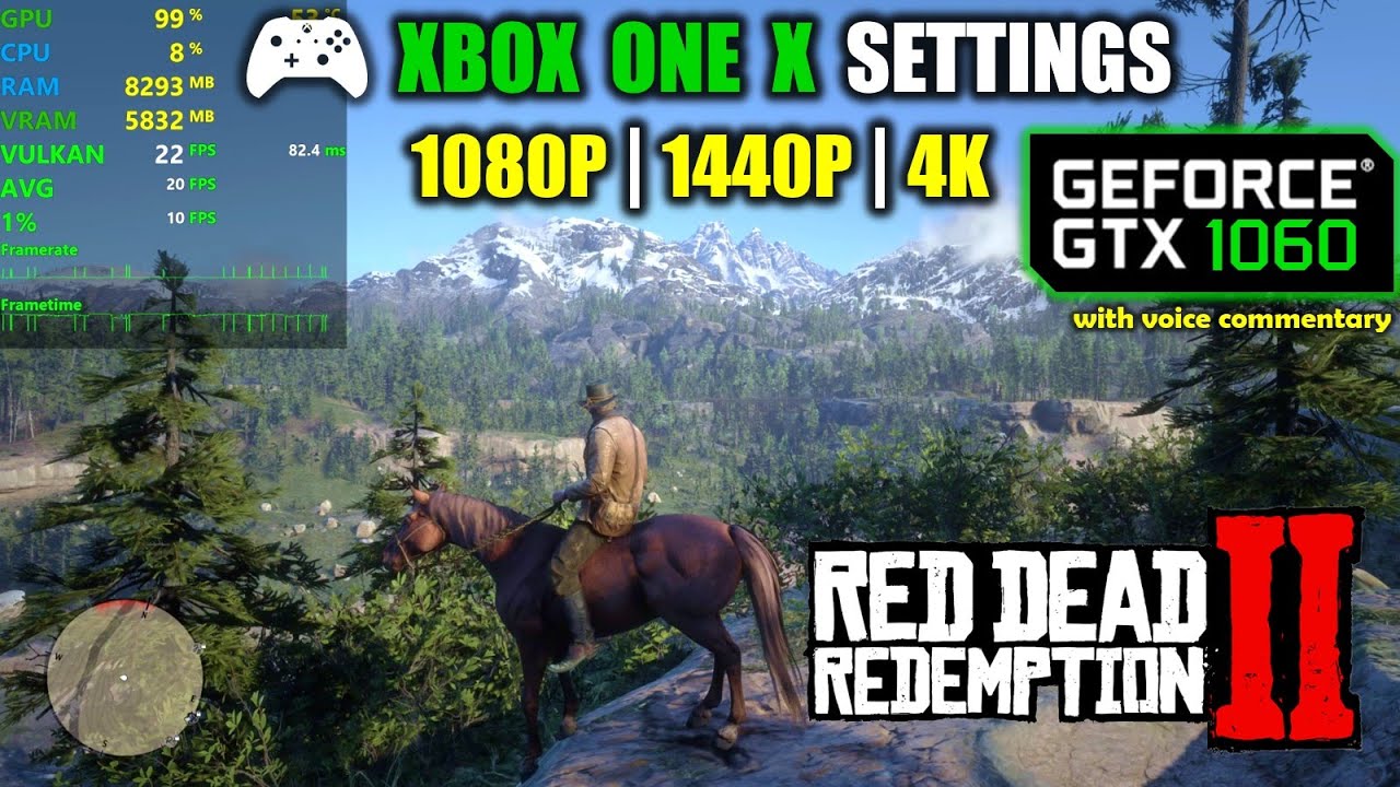 Jood Samenhangend badge GTX 1060 | Red Dead Redemption 2 - Xbox One X Settings - YouTube