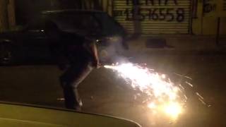 El Idiota De Mi Primo Cagando Lumbre