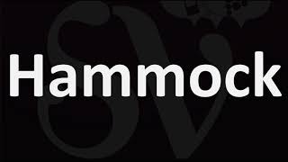 How to Pronounce Hammock