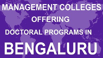 Best Management Colleges Offering Doctoral Programs in Bengaluru