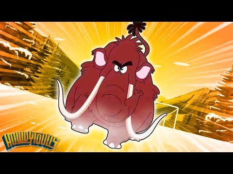 Five Woolly Mammoths